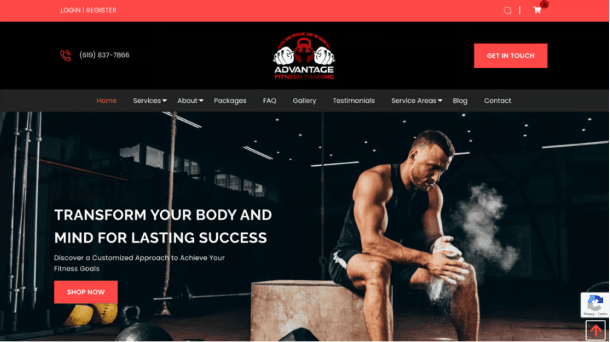 Gym & Fitness Website